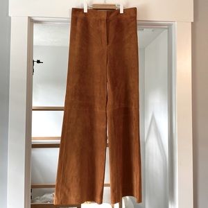 GOAT LEATHER&SUEDE PANT